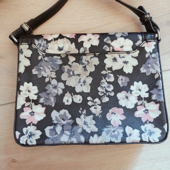 Cath Kidston Floral Black Crossbody Bag - Picture 3 of 6